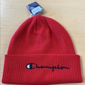 Red Champion hat